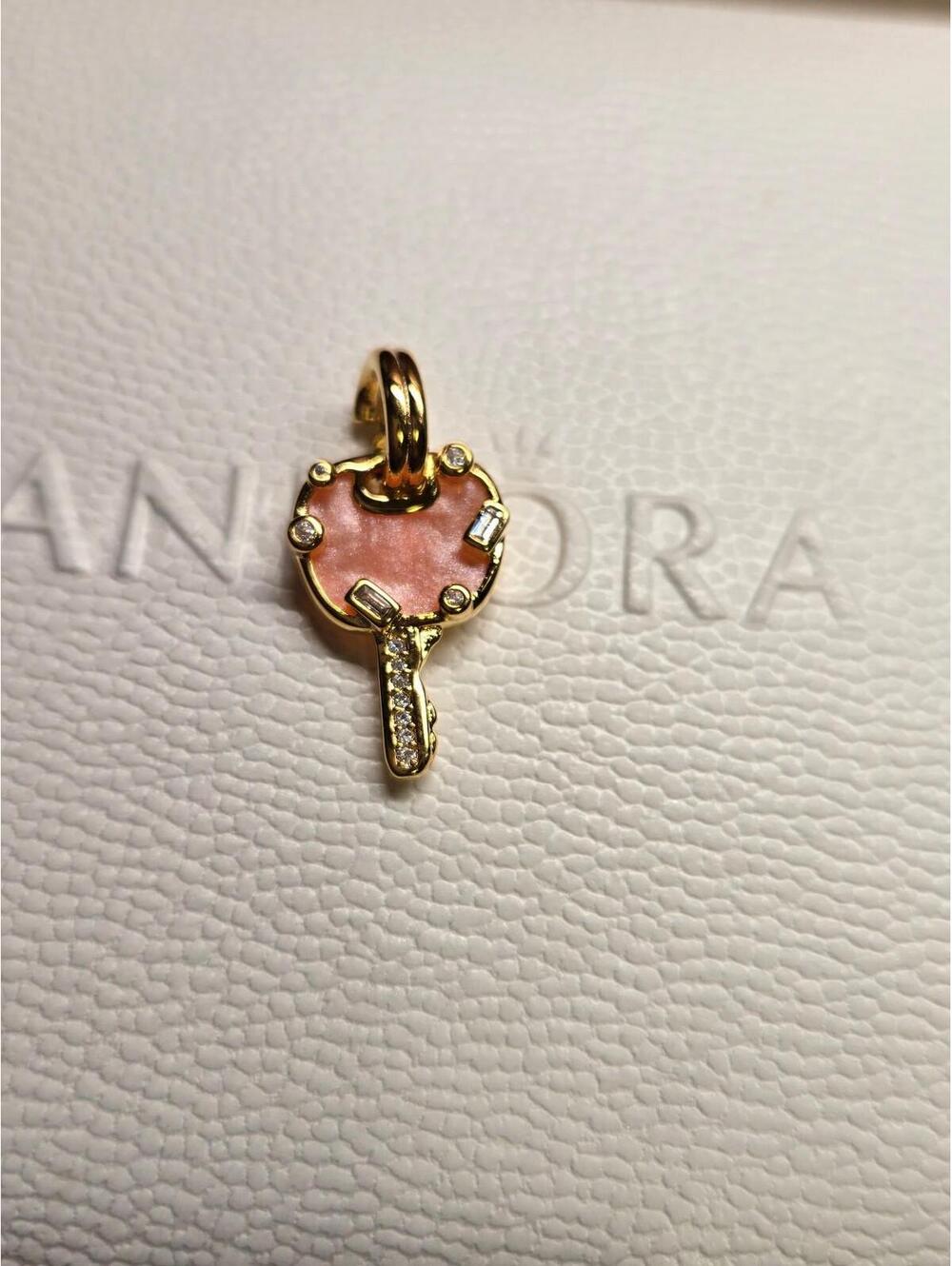Pandora charm pendant key